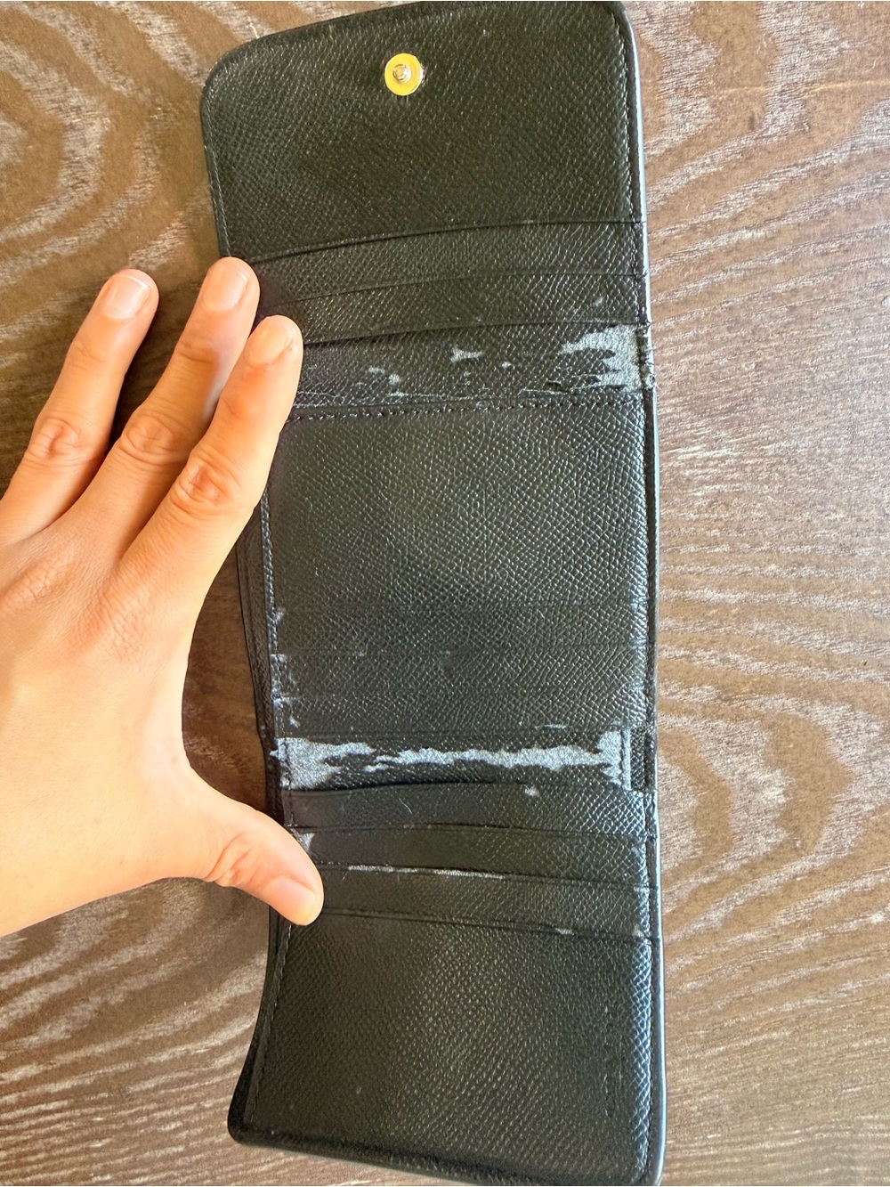 Coach black leather wallet - Picture 8 of 8